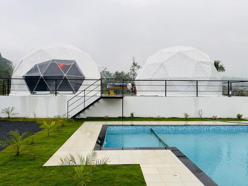 Breeze garden resort and camping stay view