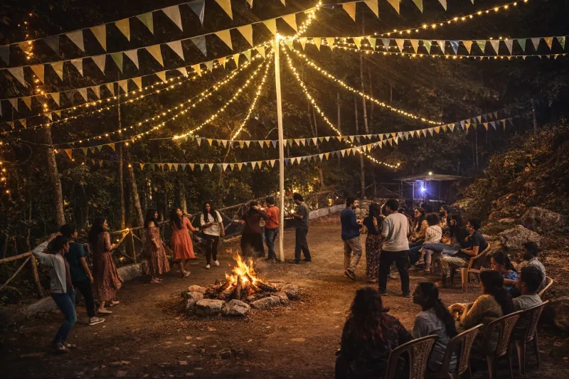 Kolukkumalai Camping with Sunrise Jeep Safari