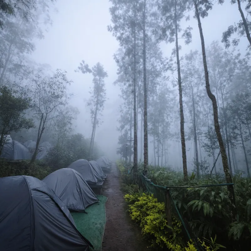 Kolukkumalai Camping with Sunrise Jeep Safari