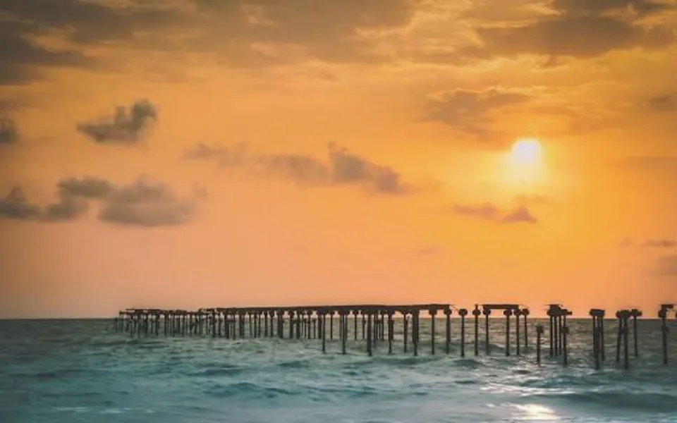 Alappuzha Beach near Alleppey