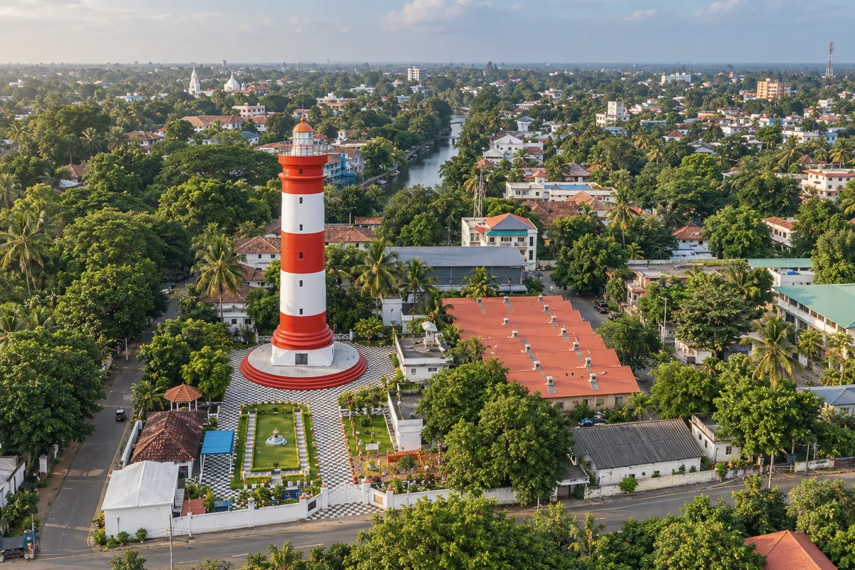 Alappuzha Lighthouse near Alleppey