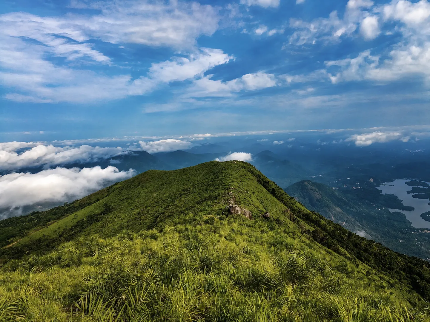 Ilaveezhapoonchira hills and valley — AI-enhanced photograph