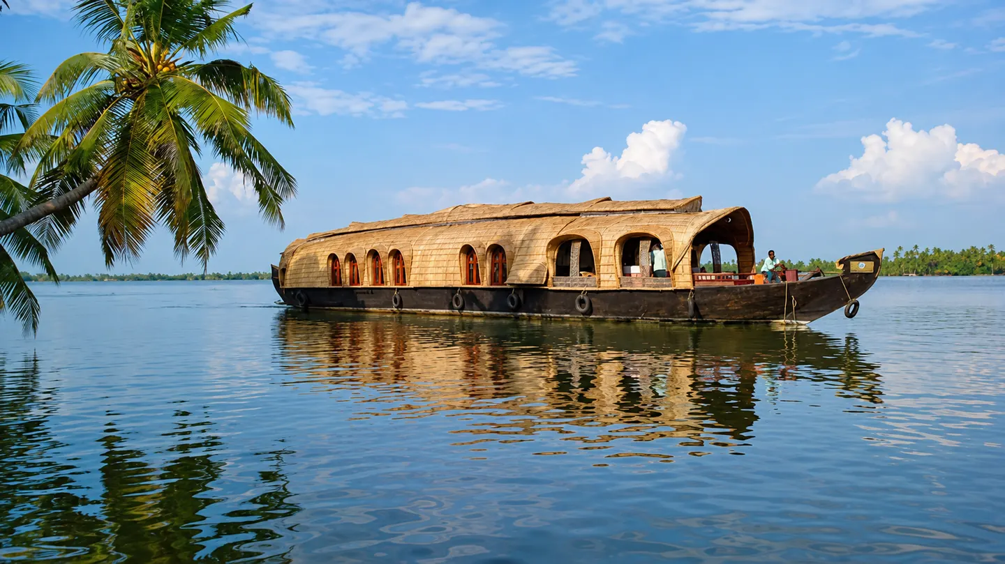 Houseboat on Kumarakom backwaters